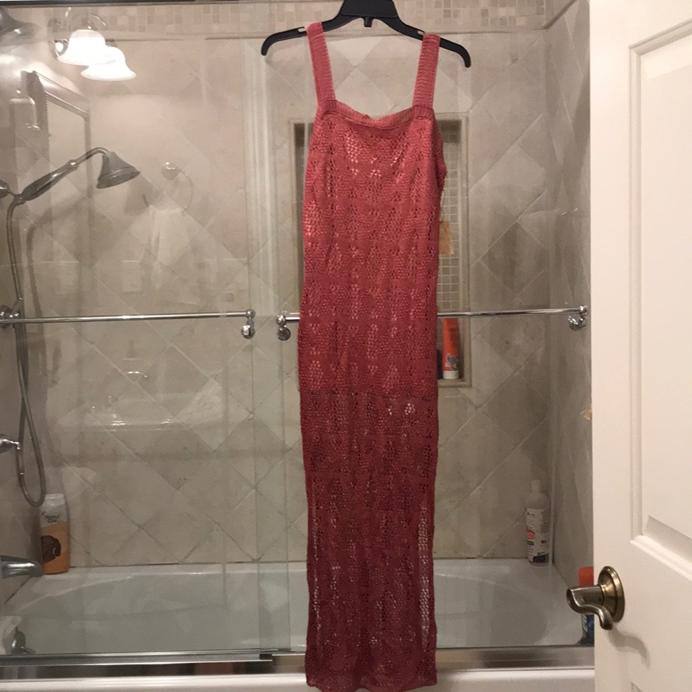 Crochet tank dress